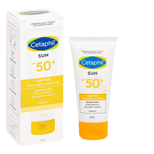 Gel chống nắng Cetaphil SPF50+ dành cho da nhạy cảm tuýp 50ml
