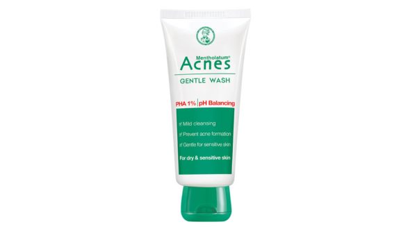 Gel rửa mặt Acnes Gentle Wash ngừa mụn cho da khô và da nhạy cảm tuýp 100g