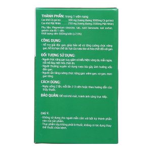 Giải Độc Gan Bảo Nguyên hỗ trợ tăng cường chức năng gan chai 60 viên