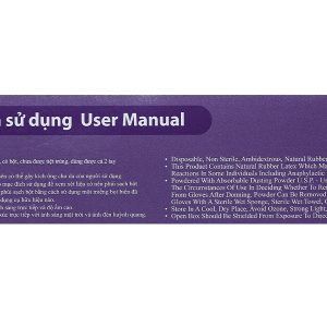 Găng tay y tế có bột Gloves S Latex Powdered Examination size S hộp 50 đôi