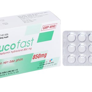 Glucofast 850mg trị đái tháo đường tuýp II (4 vỉ x 15 viên)