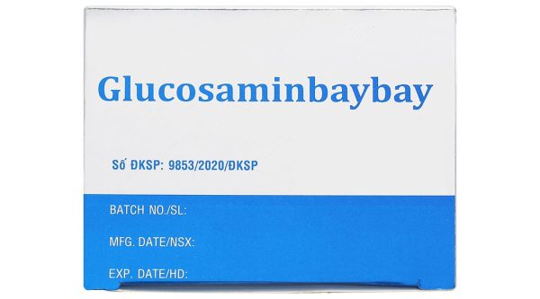 Glucosaminbaybay hỗ trợ giảm nguy cơ thoái hóa khớp hộp 100 viên