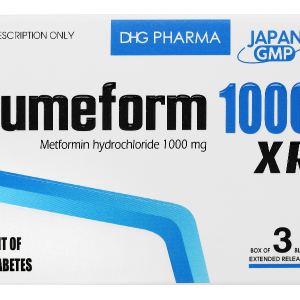 Glumeform 1000 XR trị đái tháo đường (3 vỉ x 10 viên)