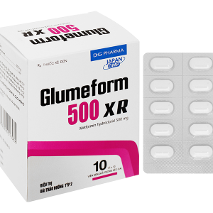 Glumeform 500 XR trị đái tháo đường (10 vỉ x 10 viên)