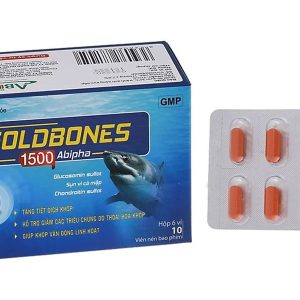 Goldbones 1500 Abipha tăng tiết dịch, giảm thoái hóa khớp hộp 60 viên