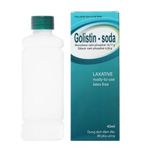 Dung dịch uống Golistin Soda làm sạch ruột trước phẫu thuật chai 45ml