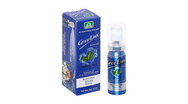 Xịt thơm miệng thảo dược Greelux khử mùi hôi miệng chai 12ml