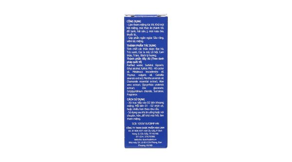 Xịt thơm miệng thảo dược Greelux khử mùi hôi miệng chai 12ml