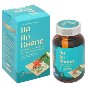 Hạ Áp Khang giúp tăng độ bền thành mạch, giảm huyết áp hộp 30 viên
