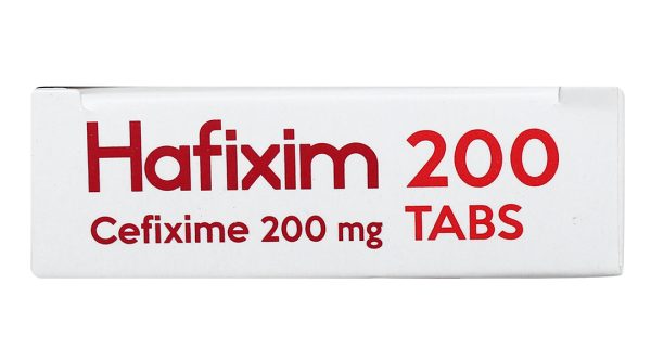 Hafixim 200 Tabs trị nhiễm khuẩn do vi khuẩn nhạy cảm (3 vỉ x 10 viên)