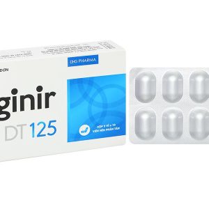 Haginir DT 125 điều trị nhiễm khuẩn từ nhẹ đến vừa (2 vỉ x 10 viên)