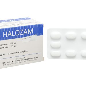 Halozam điều trị đau nửa đầu, rối loạn trí nhớ (10 vỉ x 10 viên)