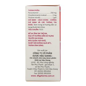 Thuốc cốm sủi bọt Hapacol 250 Flu trị cảm cúm, sổ mũi (24 gói x 1.5g)