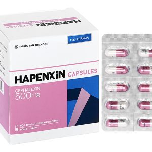 Hapenxin Capsules 500mg trị nhiễm khuẩn (10 vỉ x 10 viên)
