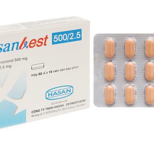 Hasanbest 500/2.5 trị đái tháo đường tuýp 2 (2 vỉ x 15 viên)