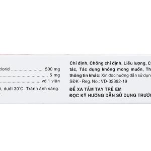 Hasanbest 500/5 trị đái tháo đường tuýp 2 (2 vỉ x 15 viên)