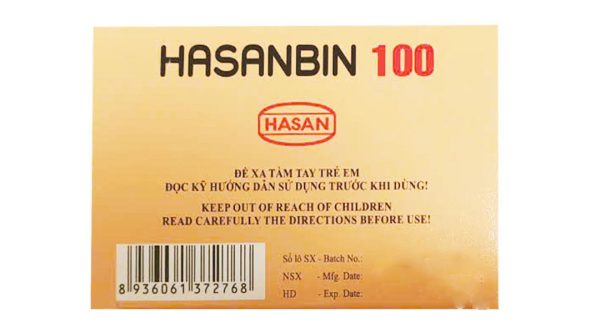 Hasanbin 100mg điều trị đau do rối loạn chức năng đường tiêu hóa (10 vỉ x 10 viên)