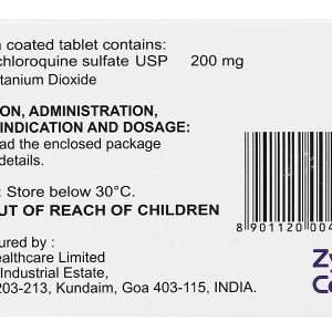 HCQ 200mg trị sốt rét cấp, lupus ban đỏ và viêm khớp dạng thấp (10 vỉ x 10 viên)