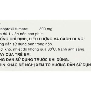 Hepatymo 300mg trị viêm gan siêu vi B ở người lớn (3 vỉ x 10 viên)