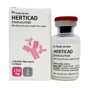 Bột pha tiêm Herticad 150mg chỉ định điều trị ung thư vú di căn (MBC) lọ 150mg