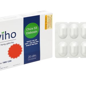 Heviho hỗ trợ giảm ho, đau rát họng hộp 20 viên