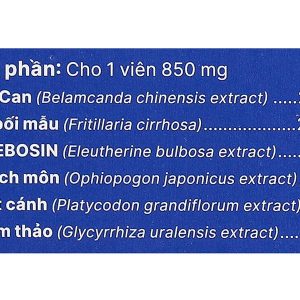 Heviho hỗ trợ giảm ho, đau rát họng hộp 20 viên
