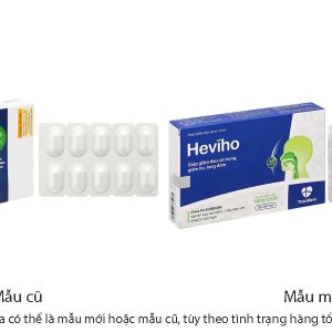 Heviho hỗ trợ giảm ho, đau rát họng hộp 20 viên