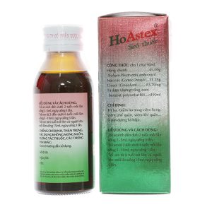 Siro HoAstex trị ho, giảm ho trong viêm họng, viêm phế quản, khí quản chai 90ml