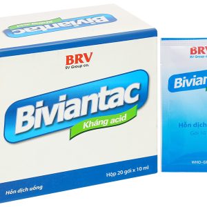 Hỗn dịch uống Biviantac giảm đầy hơi, trướng bụng ăn không tiêu (20 gói x 10ml)