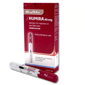 Dung dịch tiêm Humira 40mg/0.4ml điều trị viêm khớp dạng thấp (2 bơm tiêm x 0,4ml)
