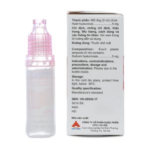 Dung dịch nhỏ mắt Hylaform 0.1% trị khô mắt ống 5ml