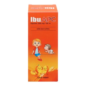 Hỗn dịch uống IbuAPC 2000mg/100ml giảm đau, hạ sốt, kháng viêm chai 100ml
