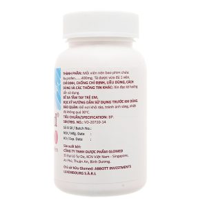 Ibumed 400 giảm đau, hạ sốt, kháng viêm chai 200 viên