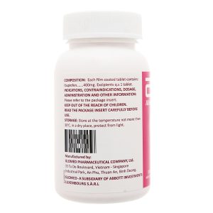 Ibumed 400 giảm đau, hạ sốt, kháng viêm chai 200 viên