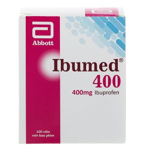 Ibumed 400 giảm đau, hạ sốt, kháng viêm (10 vỉ x 10 viên)