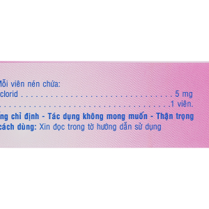 Imidagi 5 mg điều trị bệnh tăng huyết áp (3 vỉ x 10 viên)