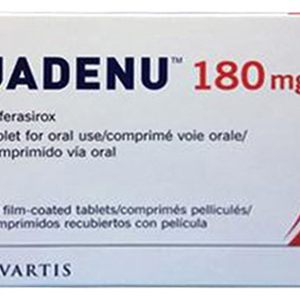 Jadenu 180 mg điều trị quá tải sắt mạn sau truyền máu ở bệnh thalassaemia (3 vỉ x 10 viên)