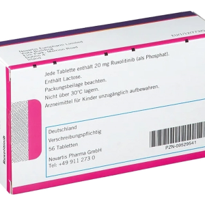 Jakavi 20mg điều trị xơ tủy xương (4 vỉ x 14 viên)