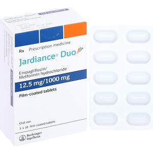 Jardiance Duo 12.5mg/1000mg trị đái tháo đường (3 vỉ x 10 viên)