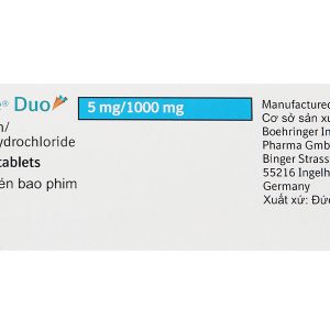 Jardiance Duo 5mg/1000mg trị đái tháo đường (3 vỉ x 10 viên)