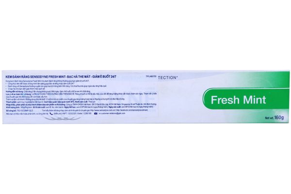 Kem đánh răng Sensodyne Fresh Mint giảm ê buốt tuýp 160g