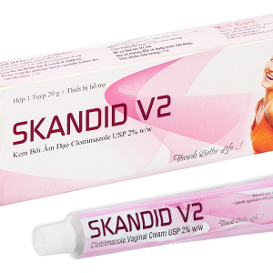 Kem bôi âm đạo Skandid V2 2% trị viêm âm đạo do nấm Candida tuýp 20g