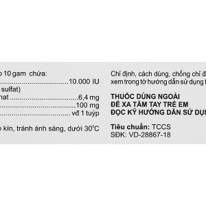 Kem bôi Gentriboston trị bệnh ở da do dị ứng, viêm da tuýp 10g