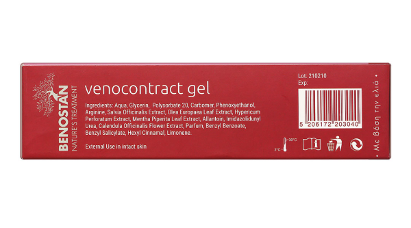 Venocontract Gel hỗ trợ trị các triệu chứng do suy giãn tĩnh mạch tuýp 75ml