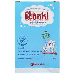 Kem bôi hăm ngứa thảo dược Ích nhi làm mát da, làm diu da bị hăm ngứa cho trẻ em tuýp 30g