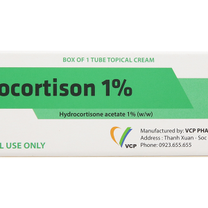 Kem bôi da Hydrocortison 1% VCP trị viêm da tuýp 15g