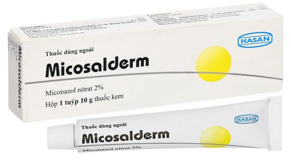 Kem bôi da Micosalderm 2% trị các bệnh da liễu do nhiễm nấm tuýp 10g