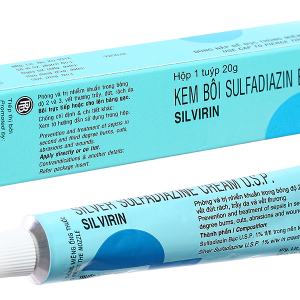 Kem bôi Silvirin phòng và trị nhiễm khuẩn do bỏng tuýp 20g