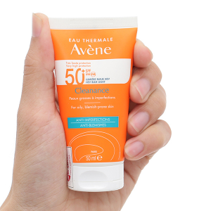 Kem chống nắng Avène Cleanance SPF50+ cho da dầu mụn, nhạy cảm tuýp 50ml