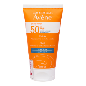 Kem chống nắng Avène Fluide SPF50+ cho da thường và da hỗn hợp tuýp 50ml